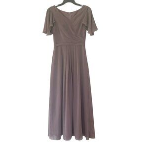 Azazie NWT‎ Alexa Junior Bridesmaid Dress Dusk Size J12